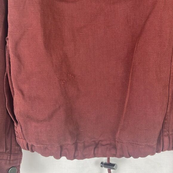 Rails Collins Military Burgundy Lightweight Zip Up Jacket - Picture 9 of 11